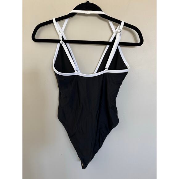 NWOT Ramy Brook Bia Plunge One-Piece Swimsuit in Black SZ S - Picture 9 of 9